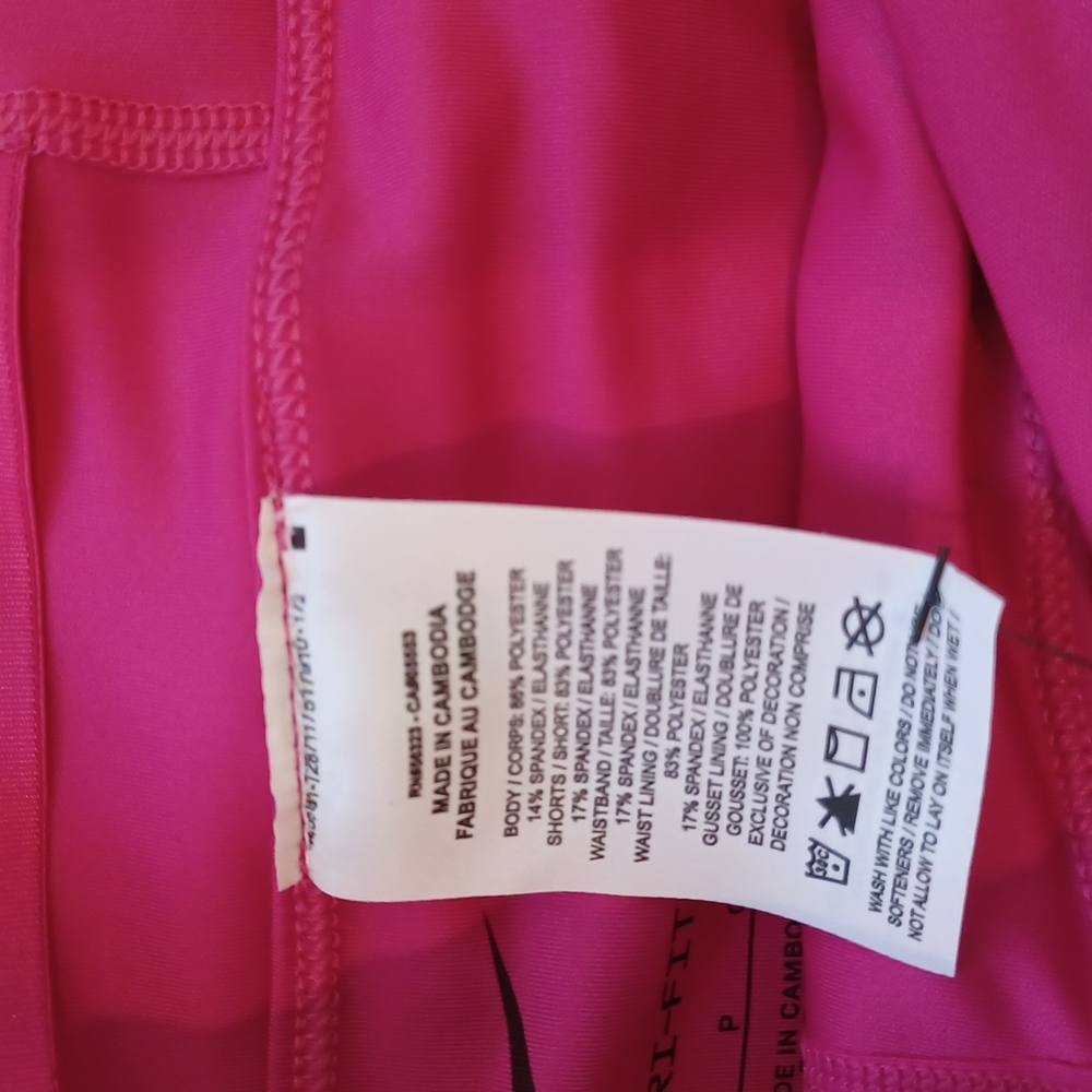 Nike Hot Pink Pleated Skirt with Multicolor Accents - Picture 4 of 9